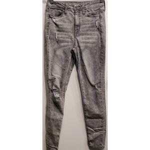 So High Rise Distressed Jegging Jeans Size 5/27W